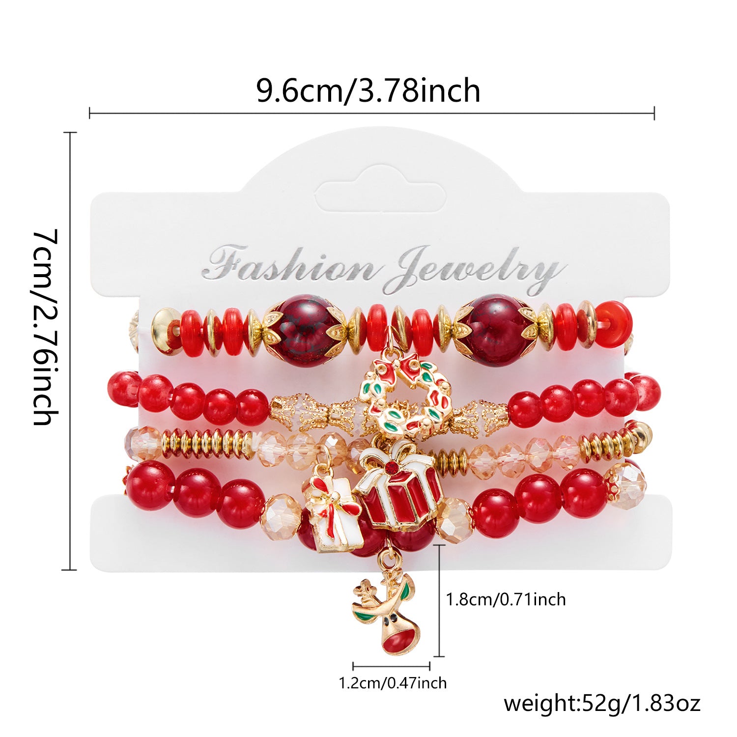 Wholesale Christmas  combination bracelet   soft clay bracelet suit